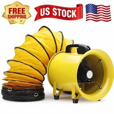8-Inch Portable Explosion-Proof Exhaust Fan Air Mover with Duct Heavy-Duty
