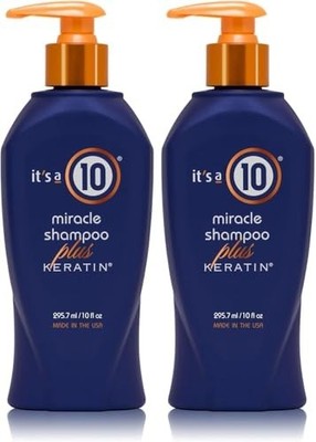 Miracle Shampoo w/Keratin - 10 oz. - 1ct Pack of 2