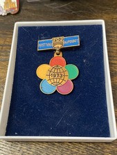 Badge. Festival of youth and students in Berlin. Box. Certificate.