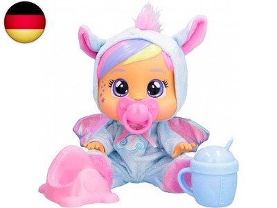 Cry Babies Loving Care Fantasy Jenna | Interaktive Puppe, die echte Tränen