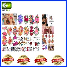 Large 49 Sheet Waterproof Flower Tattoo Station - Easy Application and Removal