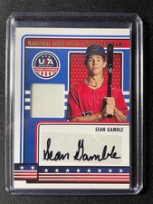 2023 Panini USA Stars & Stripes Sean Gamble Autographed Jersey Royals 1st!!!