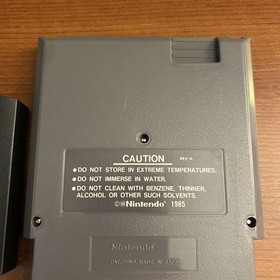Mint 1985 Super Mario Bros / Duck Hunt Nintendo NES Cartridge 3 Screw REV-A *07*