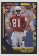 1991 Wild Card 5 Stripe Randal Hill #18 Rookie RC 1qa. rookie card picture