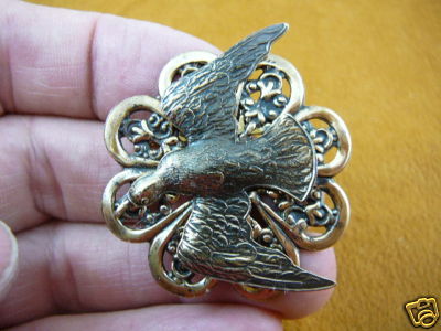 (b-bird-951) barn swallow flying bird pin brooch I love watching birds lover