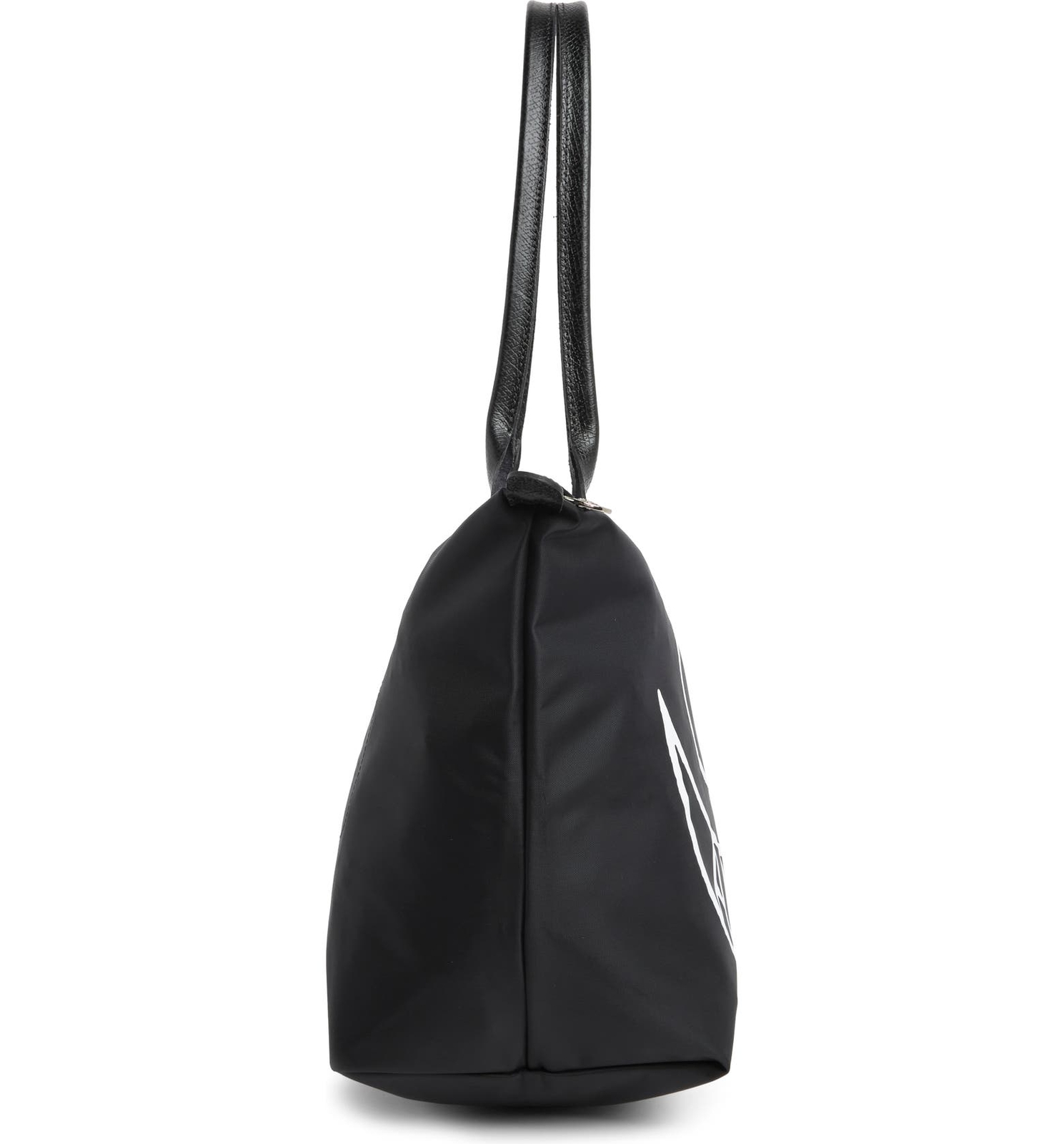 Longchamp X Andre Le Pliage Large Nylon Tote Shoulder Bag NIP Black