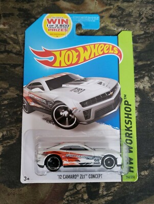 Hot Wheels '12 Camaro ZL1 Concept HW Workshop Rare