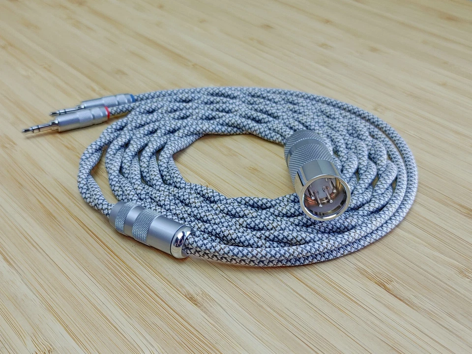 Cable GSAudiocables Hybrid Silver para Hifiman Susvara HE1000 SE V2 Focal Stellia Foto 2 de 4