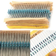 3120pcs 156 Values 1ohm-10M ohm 1/4W 1 Metal Film Resistors Assortment Set