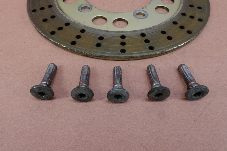 2001-2005 Kawasaki ZR ZRX 1200 ZR1200 A ZRX1200 freio traseiro rotor disco roda aro - Imagem 2 de 4