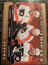 Philadelphia Flyers    2021-22 upper Deck Series 1 Team Triples Gold