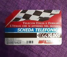 SCHEDA TELEFONICA RARA TIRATURA LIMITATA TELECOM ITALIA E FERRARI