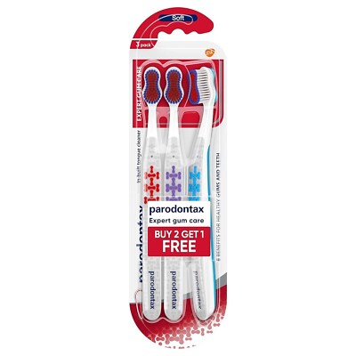 Parodontax Expert Gum Care Manual ToothBrush Buy 2 Get 1 Free Pack Free Shipping