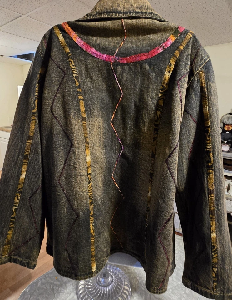 Abrigo para mujer Parsley Sage 2xl texturizado con bolsillos Foto 2 de 4