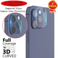 For iPhone 11 12 Mini 12 Pro,11 12 Pro Max Tempered Glass Camera Lens Protector