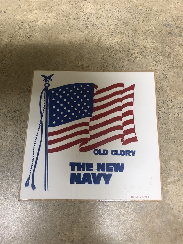 Navy Flag sticker. Show Your Colors