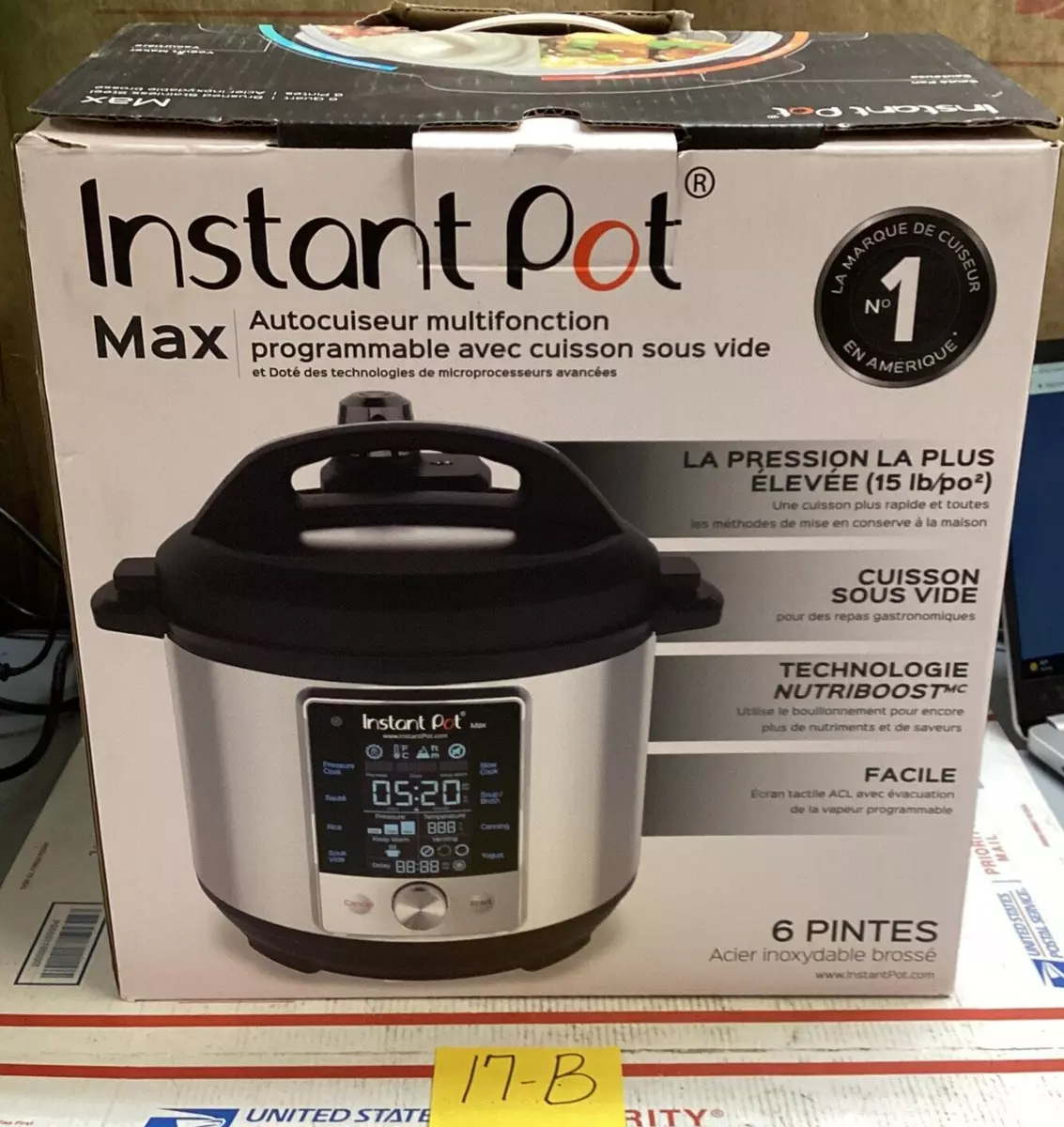 Instant Pot Max 6-qt. Programmable Pressure Cooker