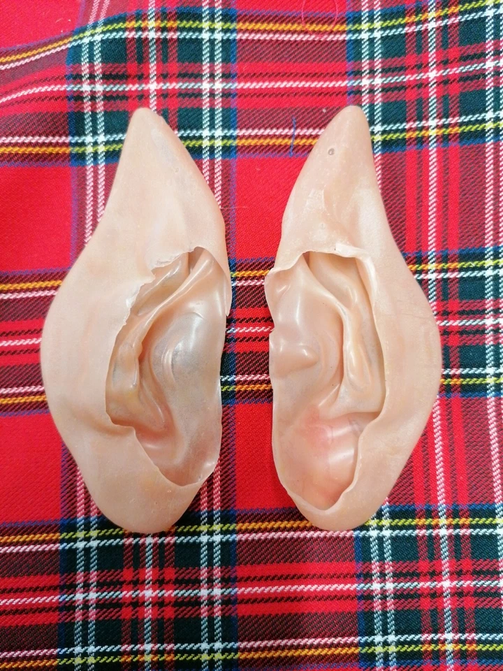 Instant Rubber Elf Pointy Ears Fancy Dress Christmas Cosplay Costumes  - Image 3 of 3