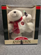 Vintage 1998 Coca-Cola Skating Polar Bear Animation Collection music/motion