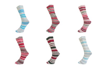 FERNER - Mally Socks- Weihnachten- 4fach - 150g - LL 450m - (10,33/100g)