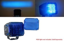 3 Blue Flood Lens Cover Led Cube Pod Light Fog Snow Mud Plow Off Road 4x4 Bar 3 Blue Flood Lens Cover Led Cube Pod Light Fog Snow Mud Plow Off Road 4x4 Bar