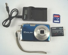 Casio EX-S5 Exilim 10.1 MP Digital Camera Lens Error Working Blue PoR B231