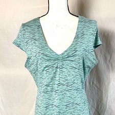 Toad & Co Dress Green Women's Rosemarie Sz. L Outdoor Athleisure Gorpcore