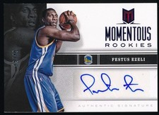 FESTUS EZELI 2012-13 PANINI MOMENTUM MOMENTOUS ROOKIES AUTO 42/49 *WARRIORS*