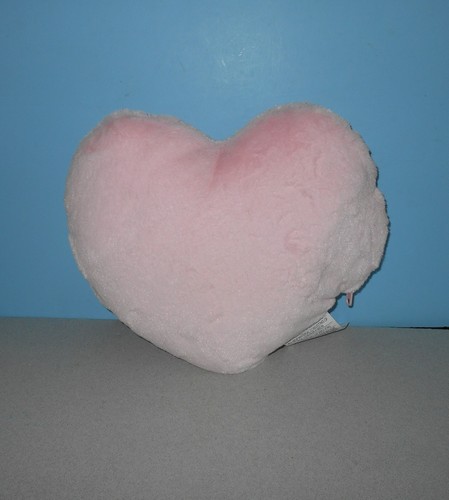 14" Glowing Red Decorative Pink Heart Valentine Pillow Stuffed Plush Ideavillage - 第 1/1 張圖片