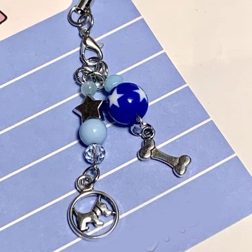Dazzling Beaded Keychain Accessory Phone Charm Aesthetic Phone Strap Lanyard - 第 5/10 張圖片