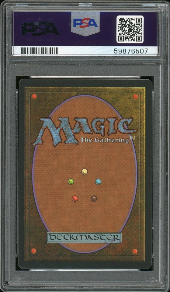 1996 Magic the Gathering MTG Mirage Basalt Golem PSA 10 Pop 1 - Image 2 of 2