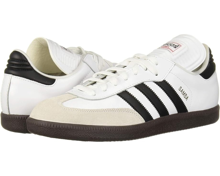 adidas® Men's 13.5 M Samba® Classic Shoes White Leather w