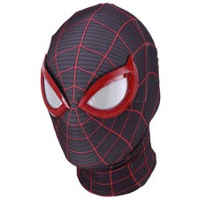 PS5 Miles Morales Spider-Man Maschera Cosplay Costume Spiderman Halloween Cos Props