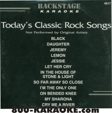 BACKSTAGE KARAOKE CD G BS4617 CDG CLASSIC ROCK SONGS PEARL JAM HOOTIE KNACK cdg