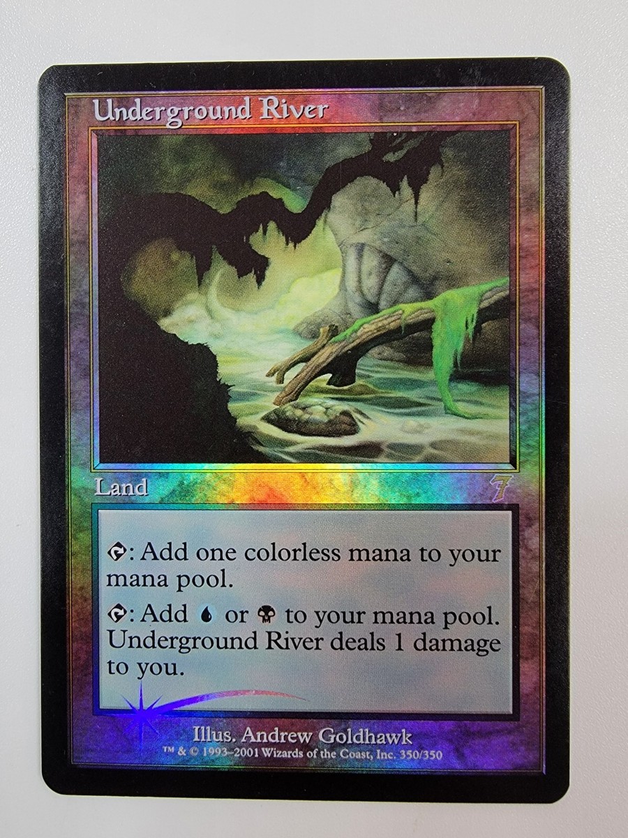 MTG 地底の大河/Underground River(7ED)Foil