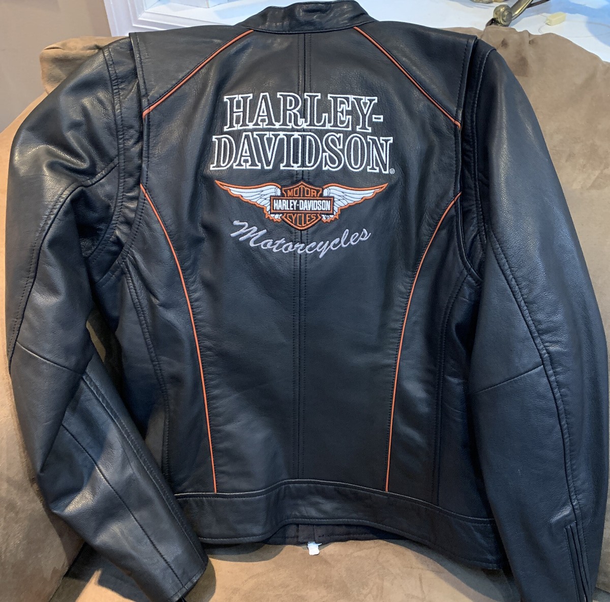 y2k✨️ Harley-Davidson ロゴ スタッズ ライダース ジャケット Harley Davidson Biker Jacket Women's Y2K 00s Small
