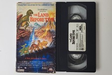 The Land Before Time (VHS) 1994 - SLIPCOVER COPY - DINOSAUR CARTOON - AS IS