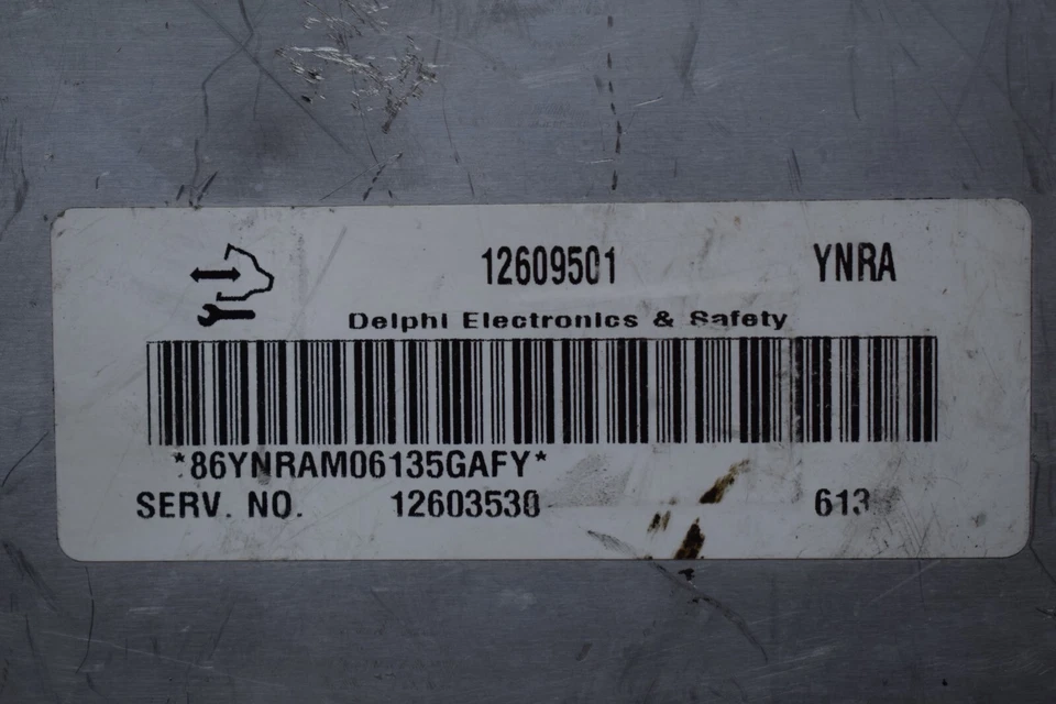 2006-2009 PONTIAC G6 ENGINE COMPUTER MODULE ECU ECM 12603530 YNRA OEM - Изображение 2 из 4