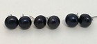 Sterling Silver Posts with Butterfly Backs Freshwater Pearl Stud Earrings on 925