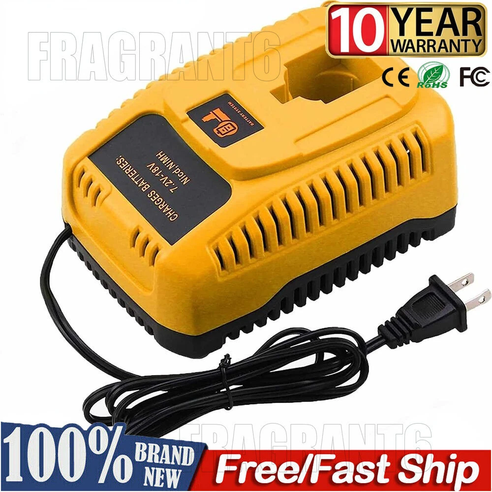 Fast Battery Charger DW9116 for Dewalt 7.2V 18V XRP DC9096 DC9091 Battery DC9310