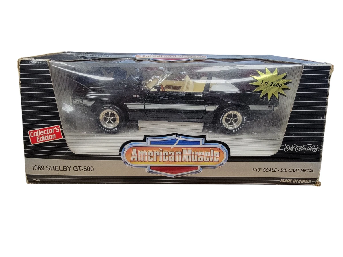 SHELBY GT 500 orange 1969 cabriolet ouvert open 1/18 ERTL voiture miniature coll