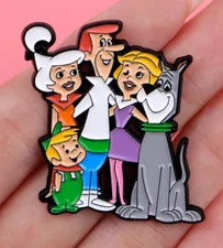 THE JETSONS enamel pin - GEORGE JUDY JANE ELROY ASTRO - FREE SHIPPING
