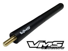 Universal Black Carbon Fiber Billet Aluminum Vms Short Screw In Antenna 5