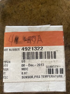 Sensor Prs Temperature SENSOR PRS TEMPERATURE For Cummins 4B3.9 6A3.4 6B5.9 B4.5 RGT B5.9 G ...