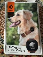 Apple AirTag Case | Spigen [ ComforTag ] Pet Cat Dog Collar Loop Holder Cover