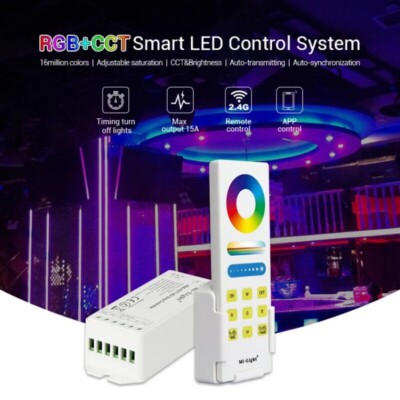COB RGBCCT Miboxer RGB RGBW DC12/24V Controller Smart LED Control System FUT043
