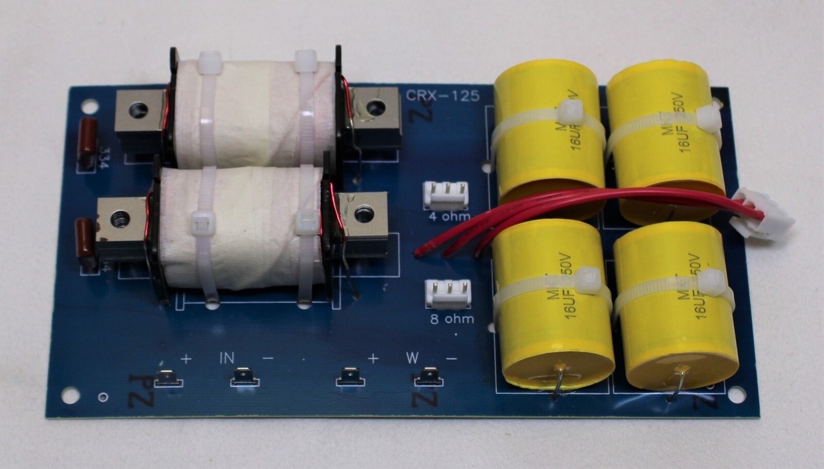 Single Passive - LOW Pass - Crossover - 1000 Watts, 4 Ohm, 125Hz