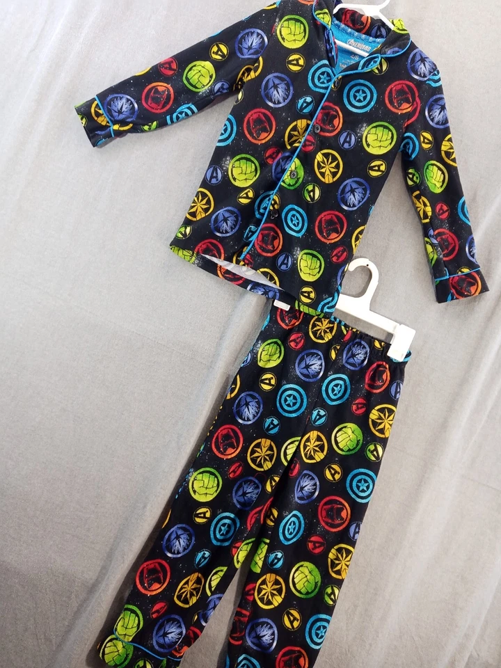 Juego de pijamas Advengers End Game niños 4/5 superhéroe azul juvenil pijamas ropa de dormir Foto 2 de 4