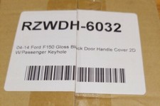 Razer Auto Gloss Black Door Handle Cover 2D W/Pass Keyhole for 04-14 Ford F150