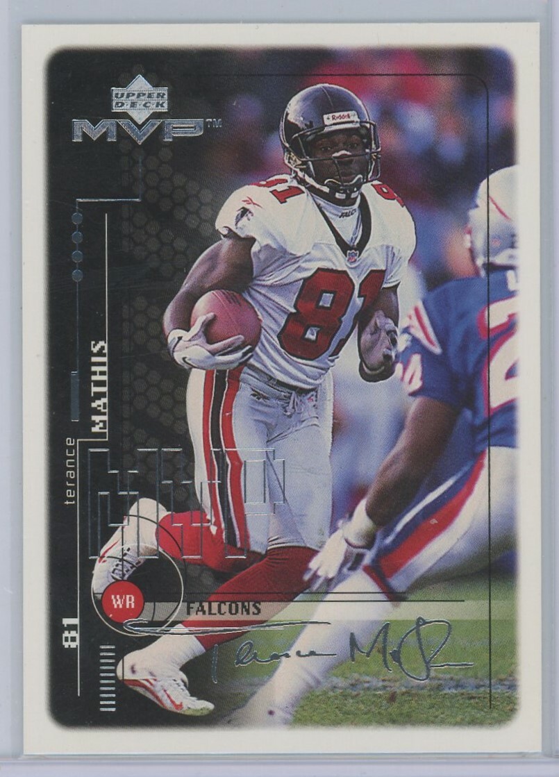 1999 Upper Deck MVP Silver Script #11 Terance Mathis Atlanta Falcons